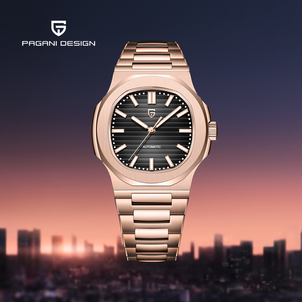 Patek Philippe Watch Nautilus - 2025 New PAGANI DESIGN Rose Gold