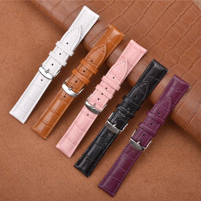 Suede Strap Watch - Hot-Selling Double-Layer Cowhide Bamboo Texture Genuine