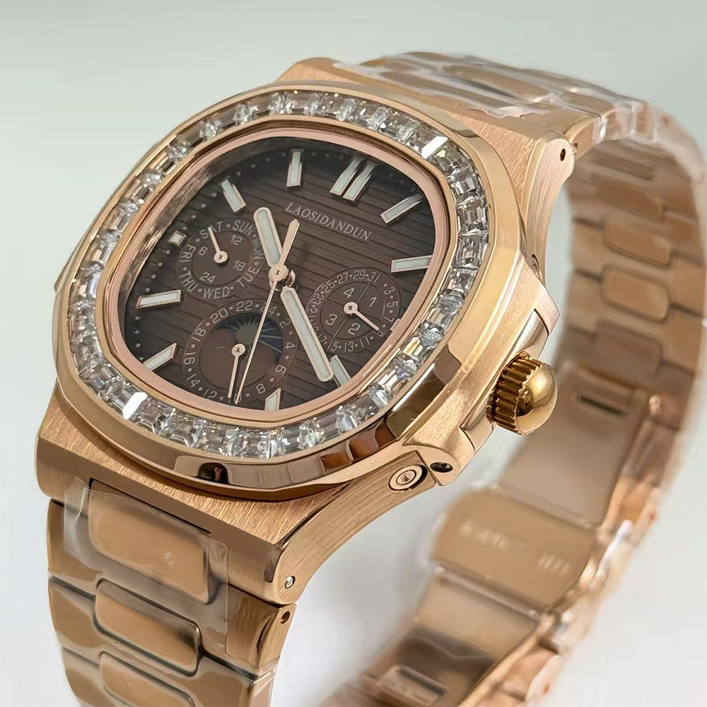 Patek Philippe Watch Nautilus - 2025 New Rose Gold Chinese Automatic