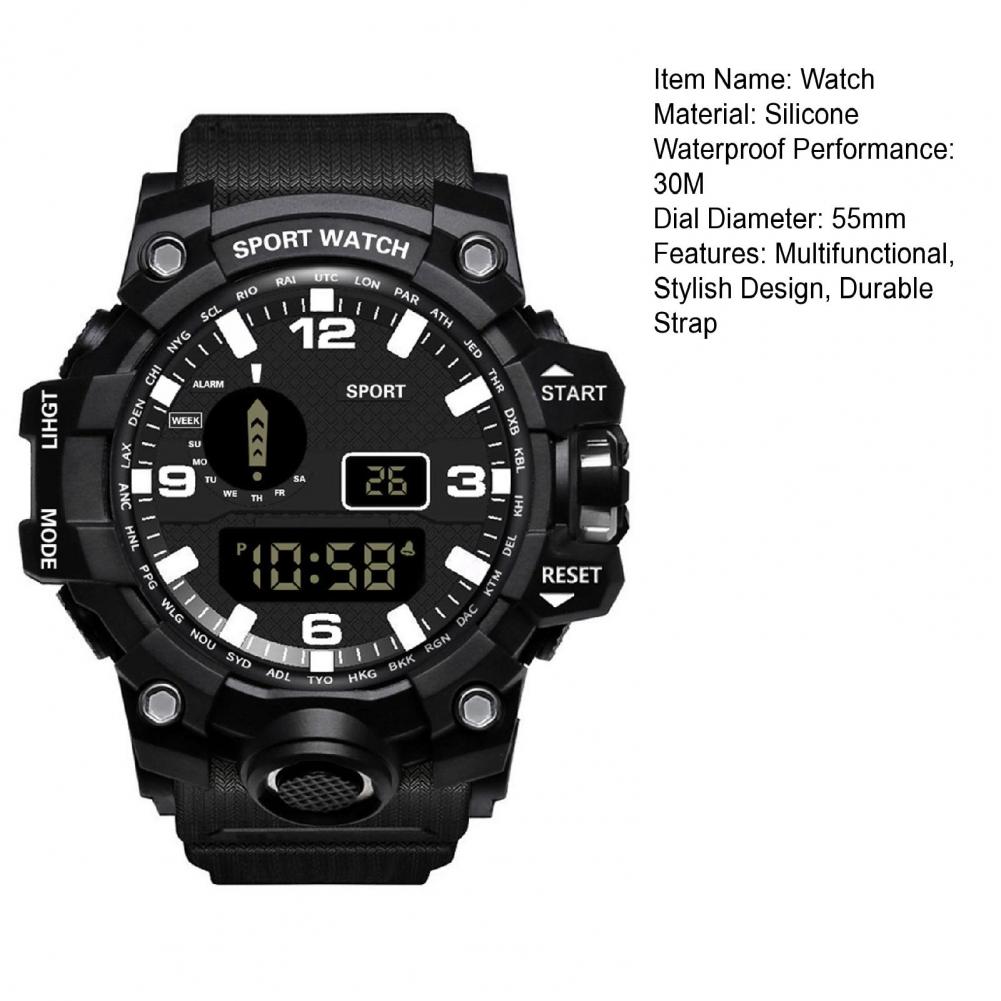 Multi-functional Watch for Pra - đánh giá và giá Canvas Strap Watch
