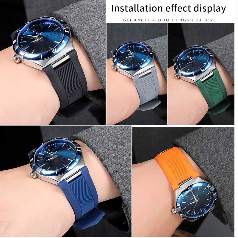 Notched silicone rubber watch  - đánh giá và giá Rubber Strap Diver