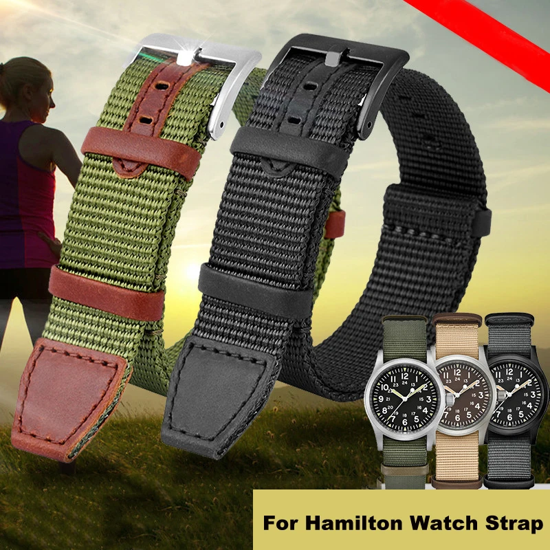 High quality  Nylon 20mm 22mm  - đánh giá và giá Suede Strap Watch
