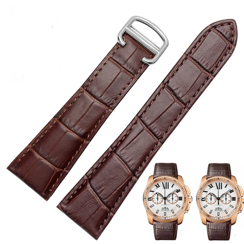Watchband Genuine Leather Watc - đánh giá và giá Cartier Watch Tank
