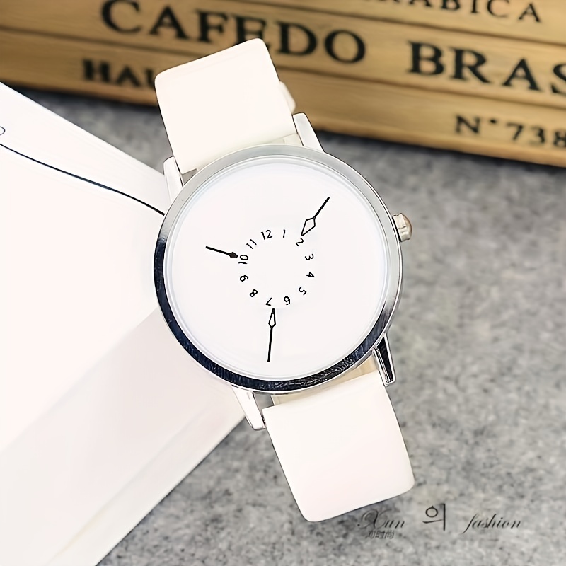 1PC Personality Concept Black  - đánh giá và giá Canvas Strap Watch