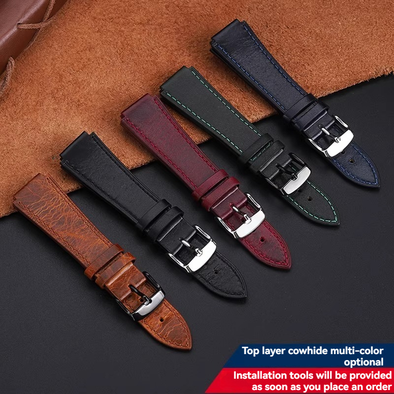 18MM Retro Cowhide Watchband f - đánh giá và giá Suede Strap Watch
