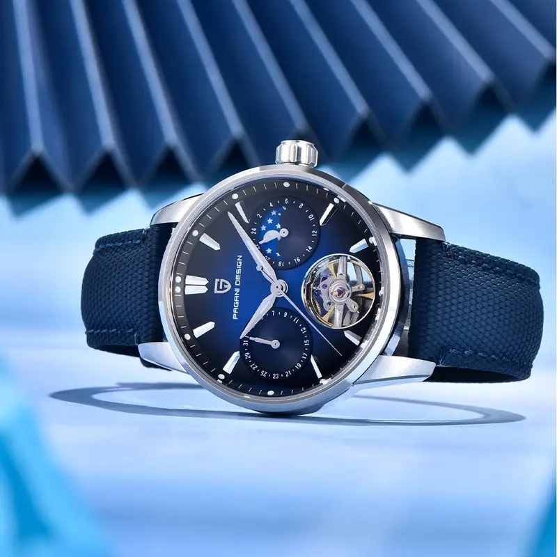 PAGANI DESIGN PDYS021 42MM Moo - đánh giá và giá Canvas Strap Watch